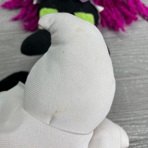 2019 Dan Dee Witch 8in Halloween Plush Spooky Green Purple Pink Hair Soft Toy - Picture 4 of 6